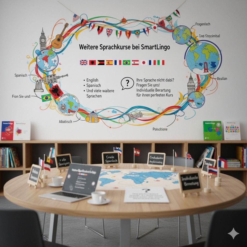 Weitere Sprachkurse Würzburg - Englisch, Französisch, Spanisch